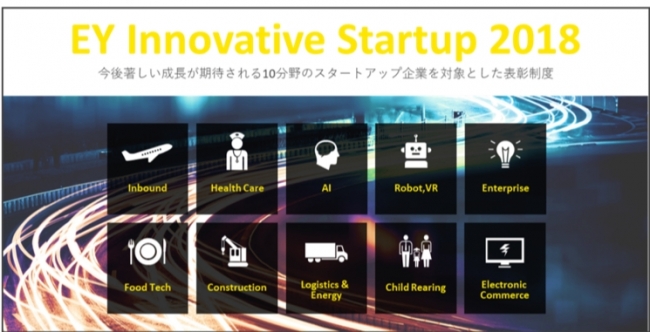 "EY Innovative Startup 2018"を受賞しました！