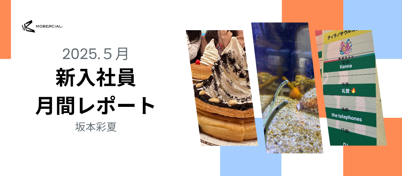 入社から２ヶ月🐥５月月間レポート