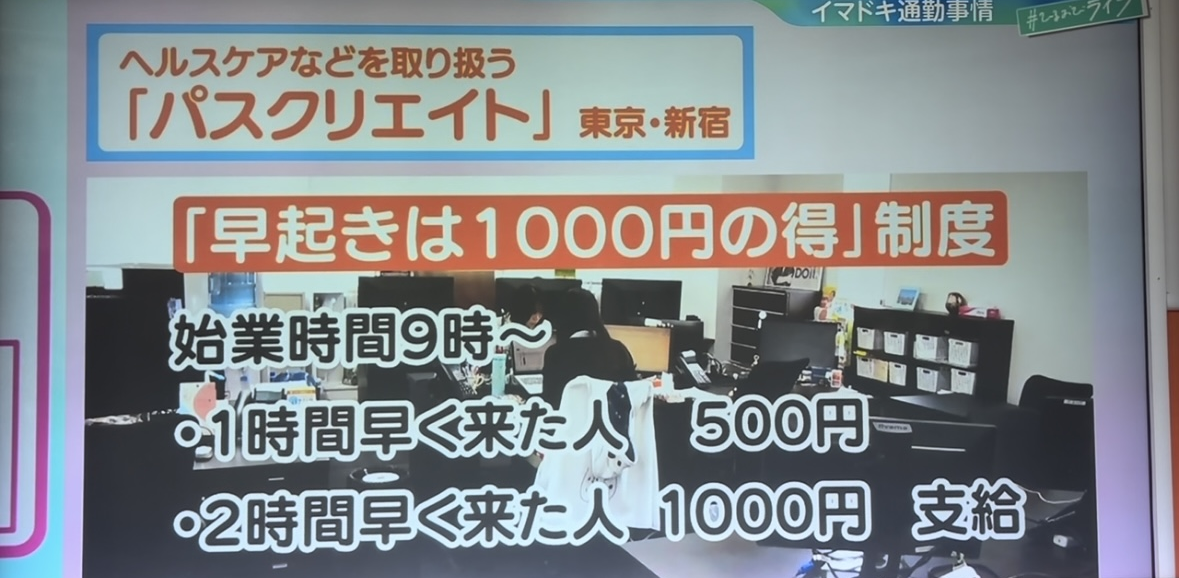 〈早起きは1,000円の得制度〉がTBSひるおびで紹介されました！