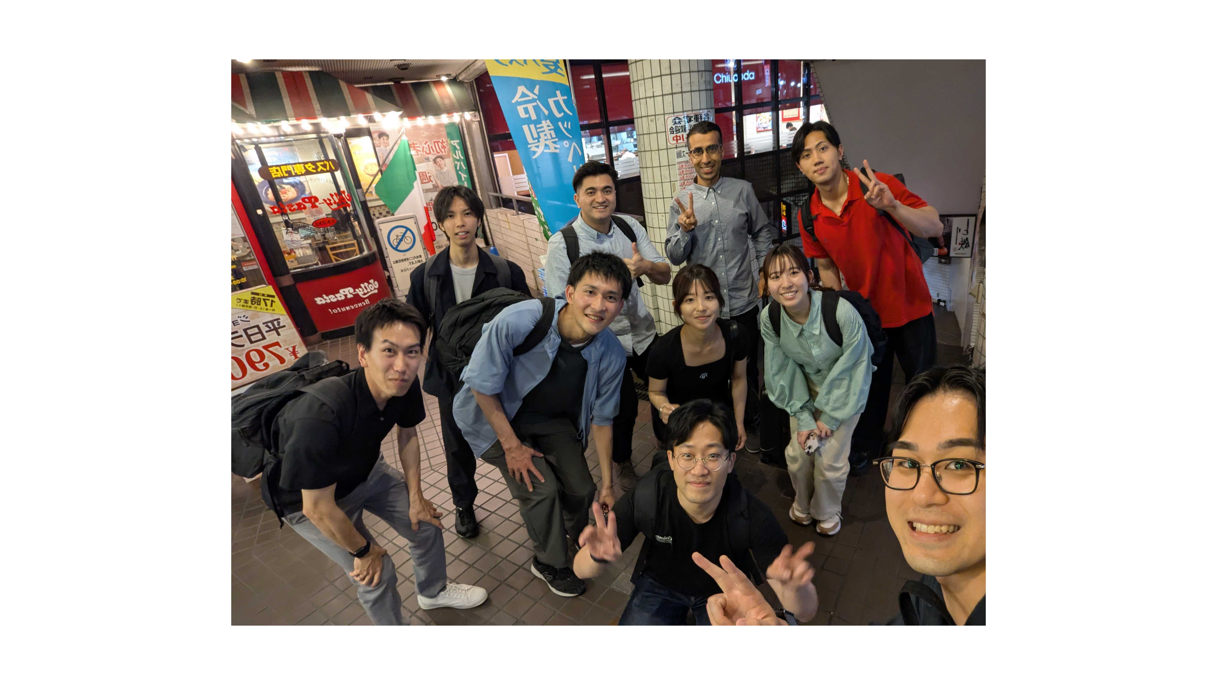 世田谷オフィスに集合！共同作業からのみんなで夕食