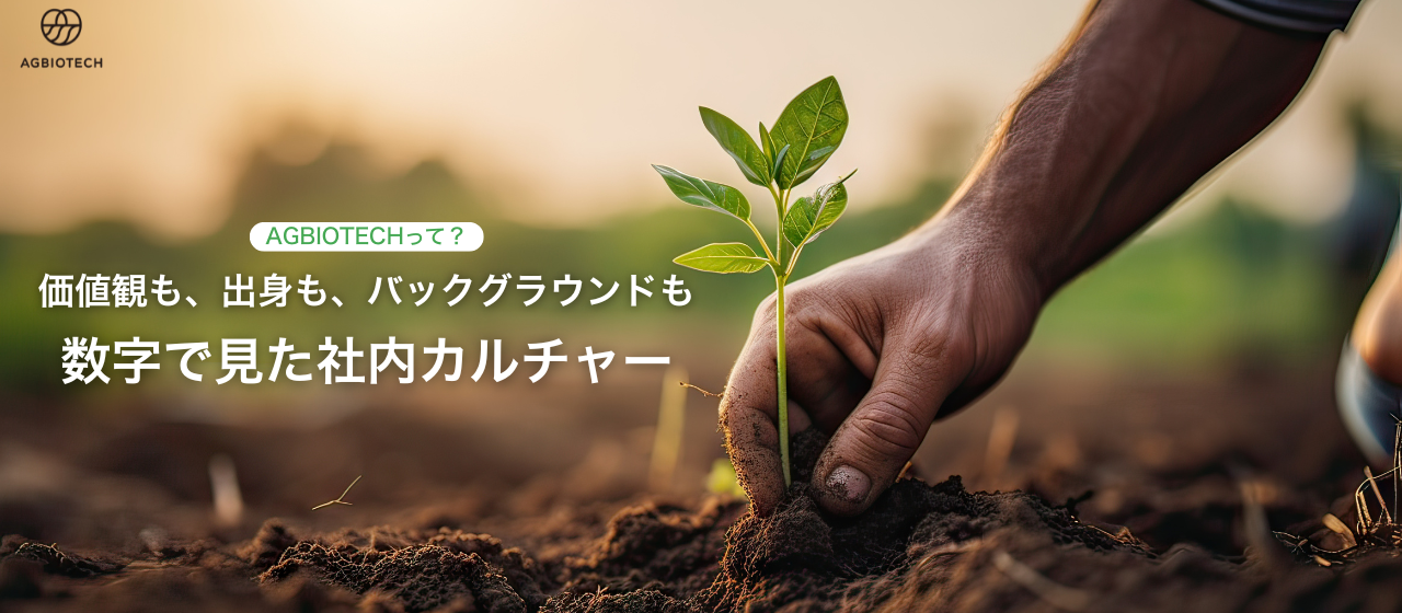 AGBIOTECHのリアルが見える！メンバーの素顔を“データ”でのぞき見