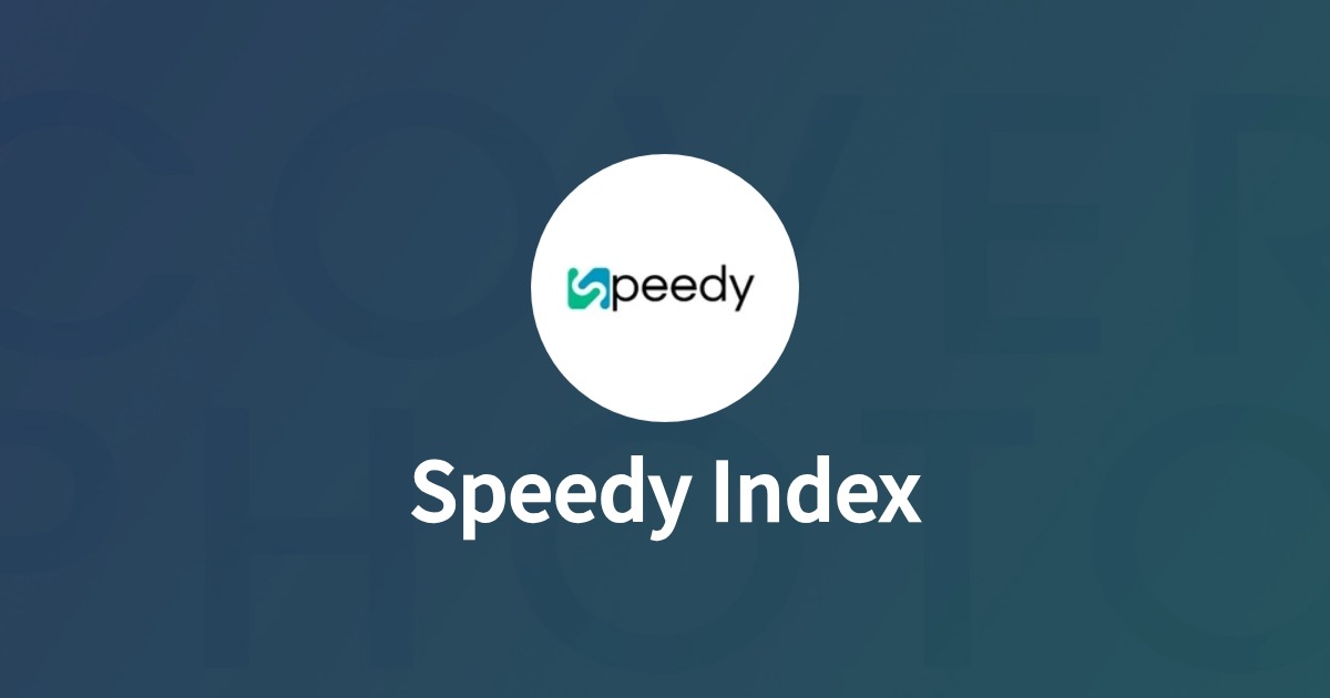 Best Online Indexer is SpeedyIndex