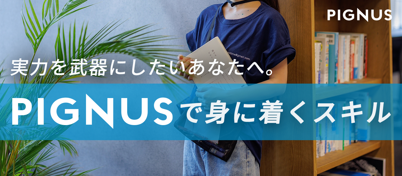 実力を武器にしたいあなたへ。PIGNUSで身につくスキルを分解解説