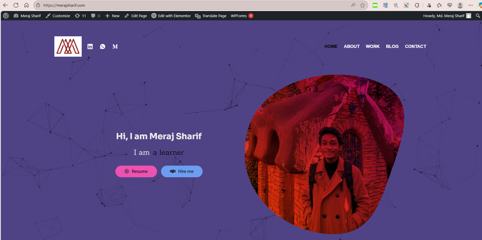 個人プロジェクト：ポートフォリオサイトの構築