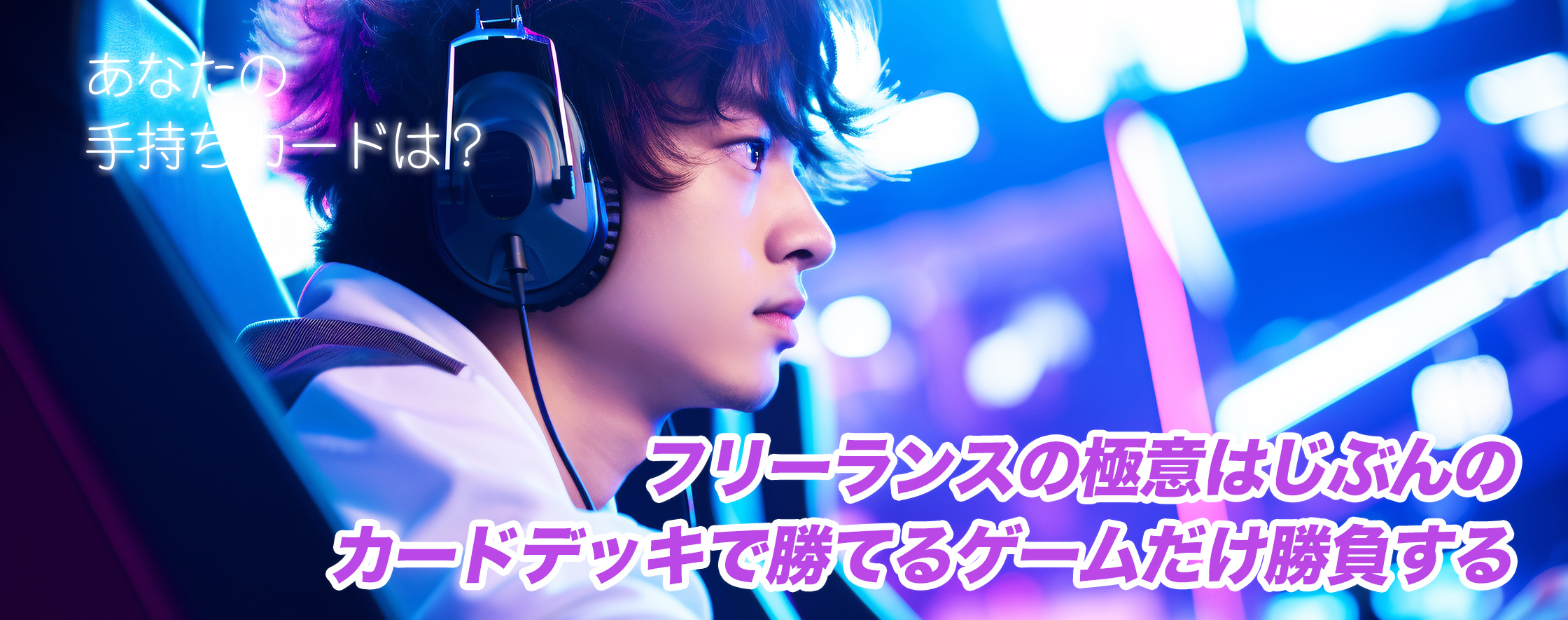 あなたの手持ちカードは？フリーランスの極意はじぶんのカードデッキで勝てるゲームだけ勝負する