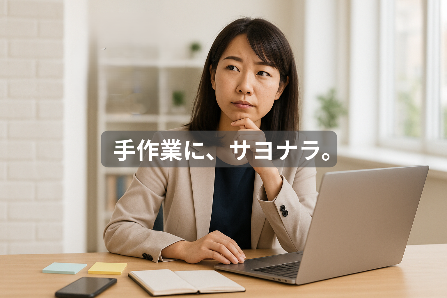 「自動化を考える時間」まで手放せたら