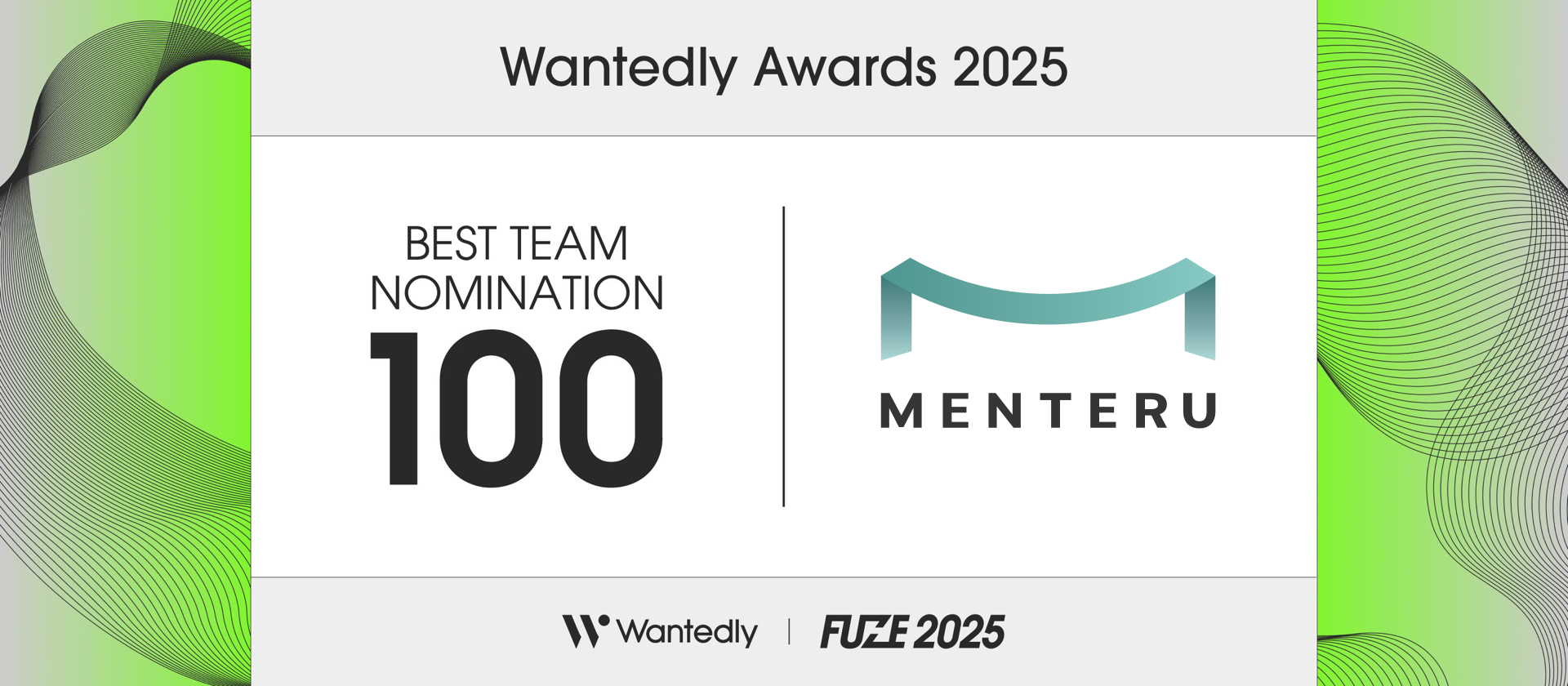 Wantedly Awards 2025「BEST 100」に選出されました！#FUZE2025