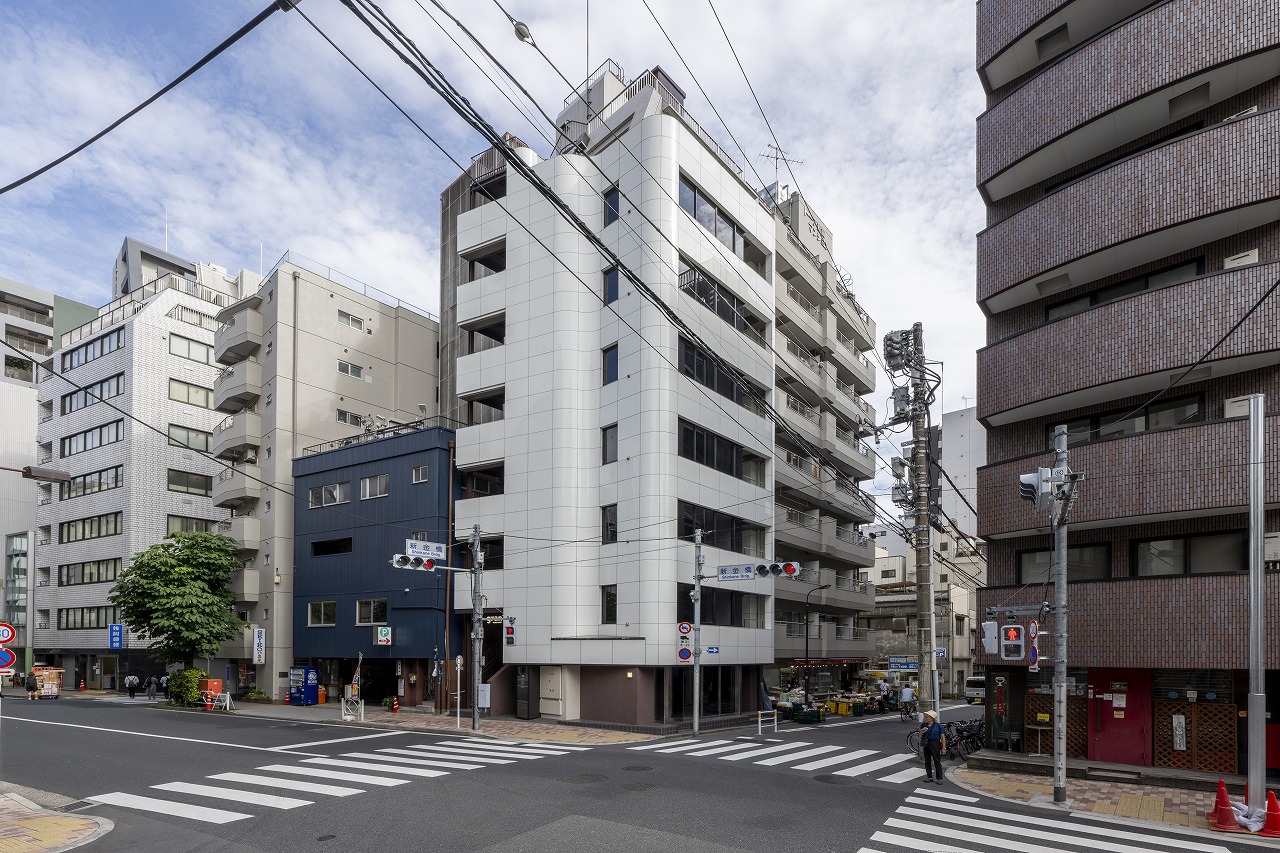 江戸情緒残る銀座東側に位置する1棟ビルオフィス、どうおもしろくする？