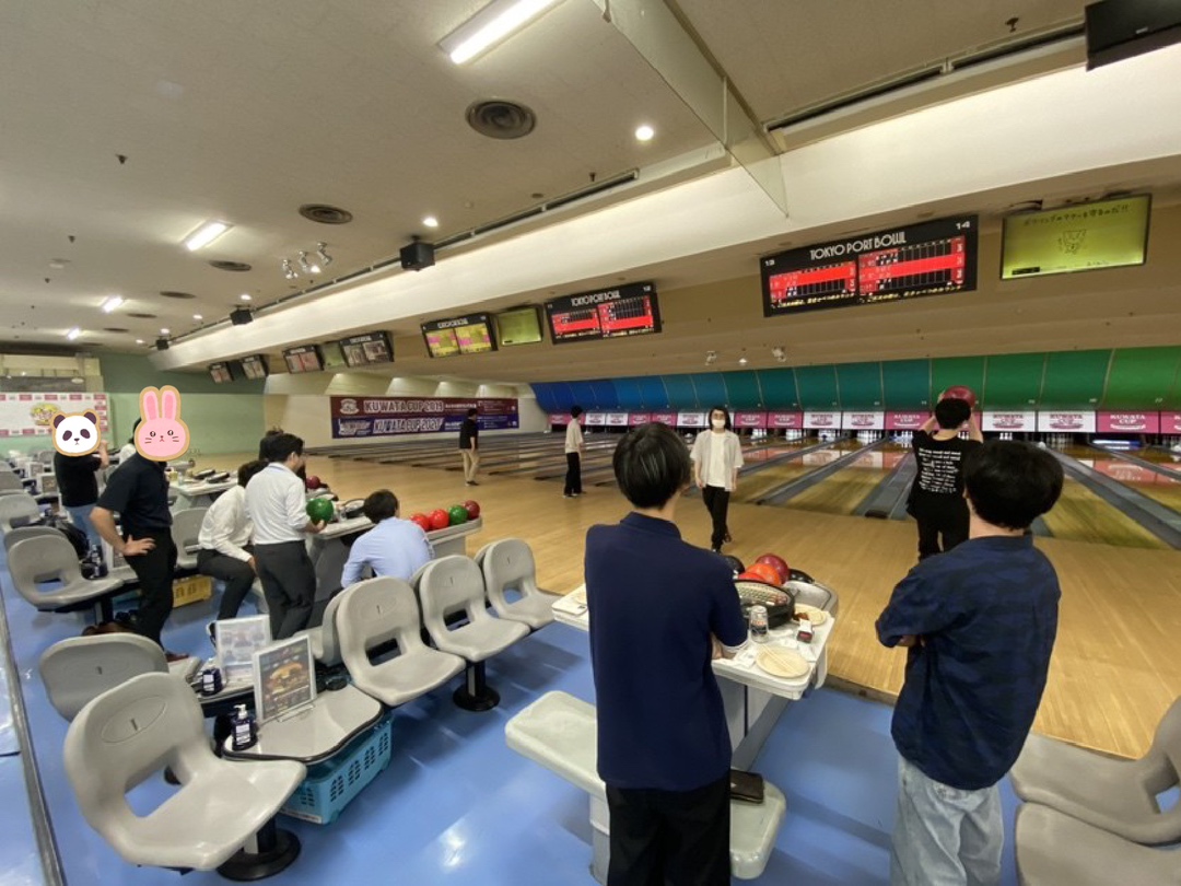 老舗のボウリング場でボウリングイベント開催