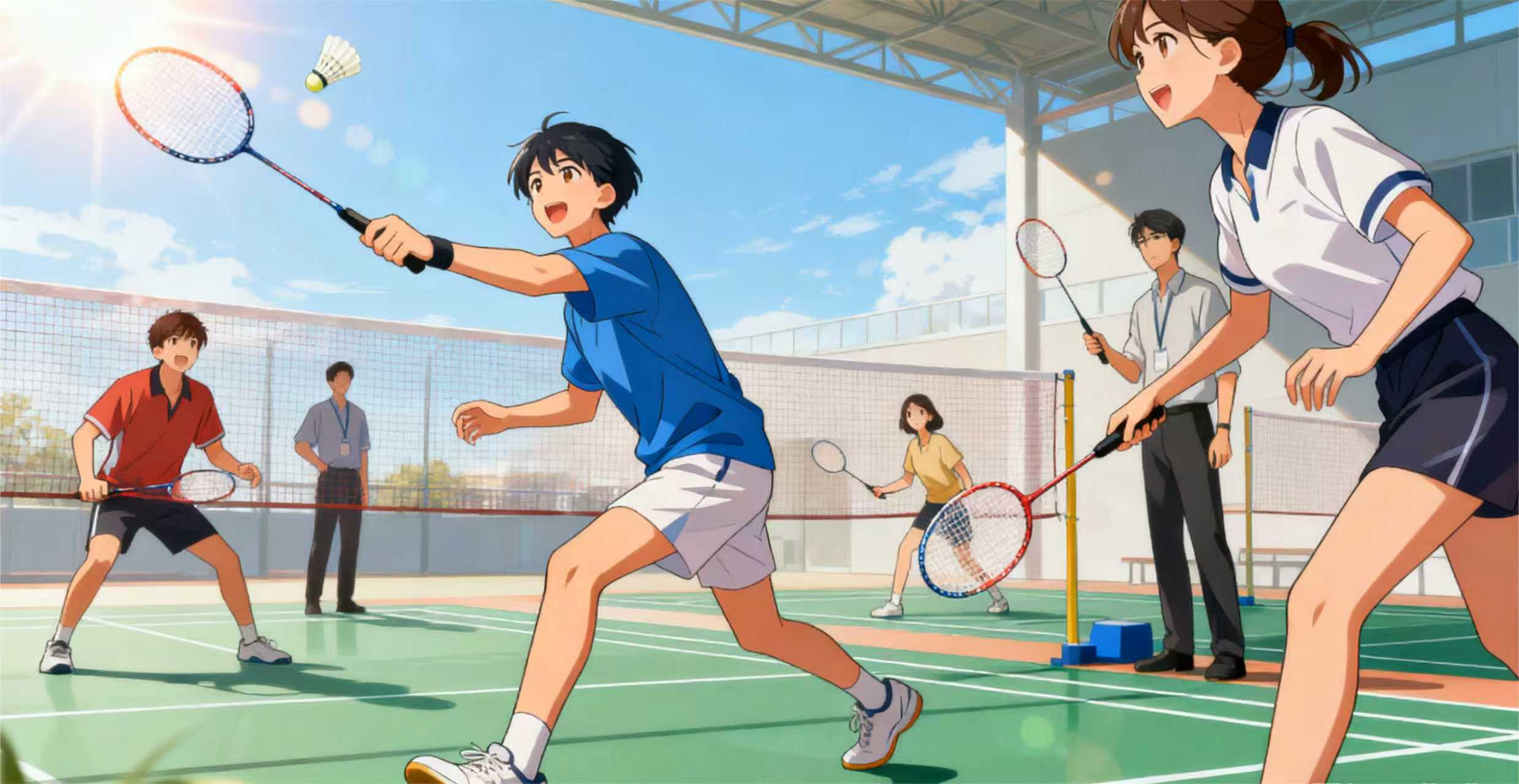 🏸 社員の健康と成長を応援！