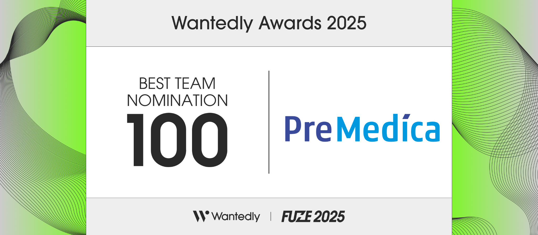 Wantedly Awards 2025「TEAM OF THE YEAR BEST 100」に選出されました！#FUZE2025