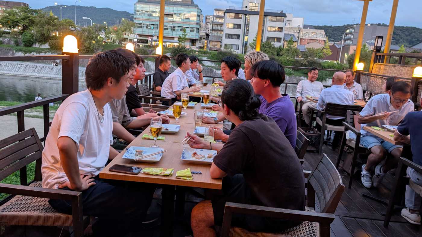 鴨川で納涼会をやりました！