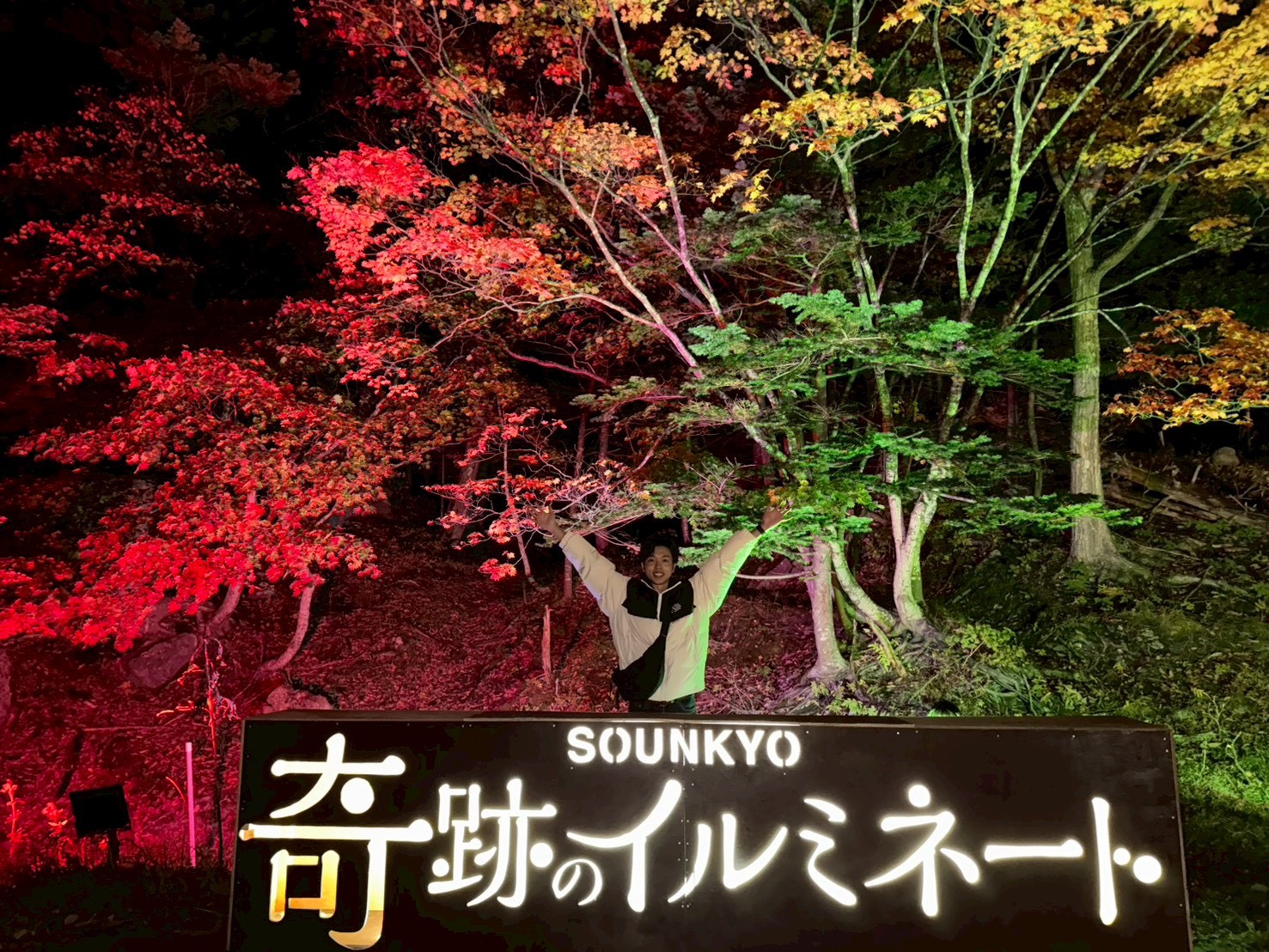 日本一早い紅葉🍁イルミ✨
