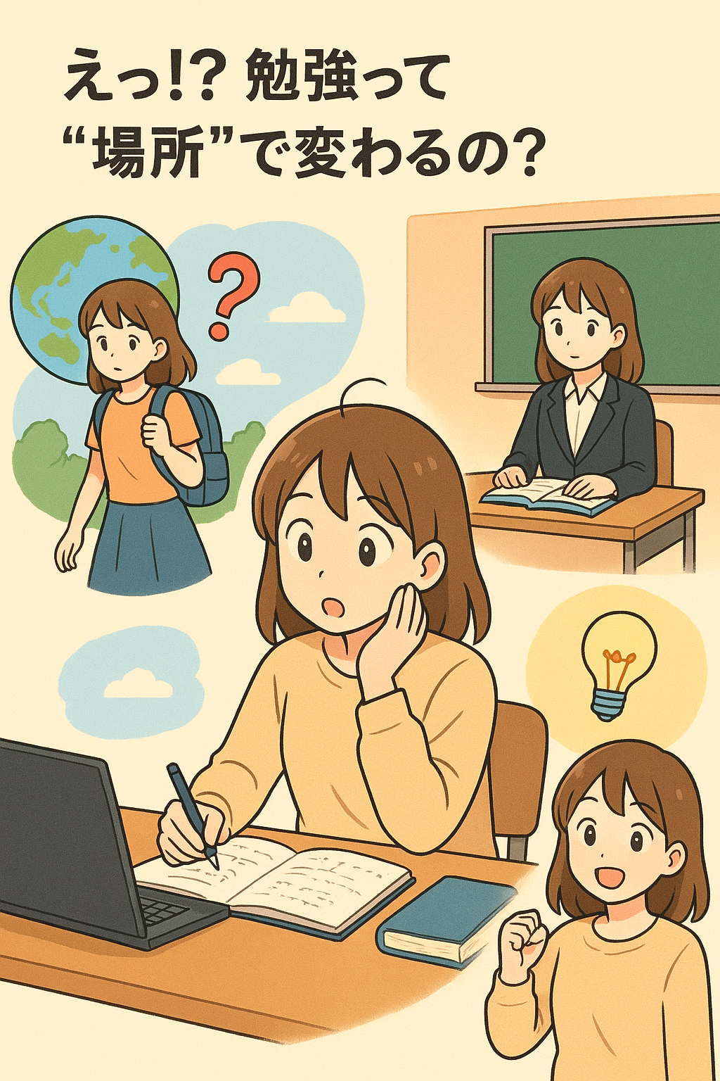 えっ!? 勉強って“場所”で変わるの？——大学という特権を使い倒した話