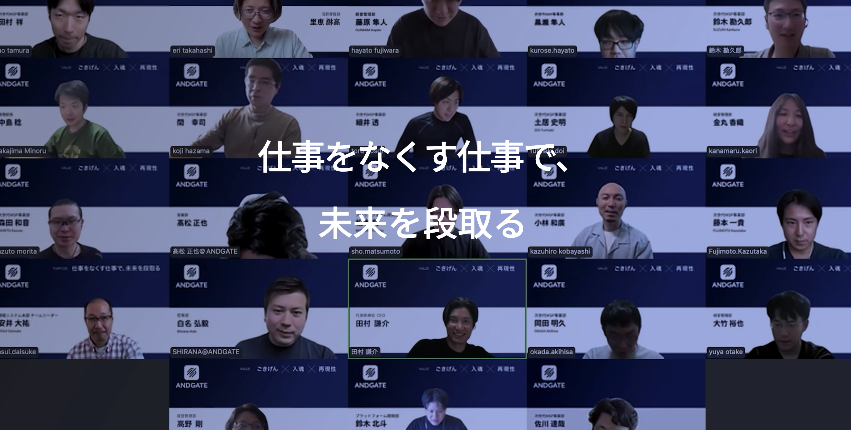 アンドゲートの「今」を知る。全体定例MTGに潜入！