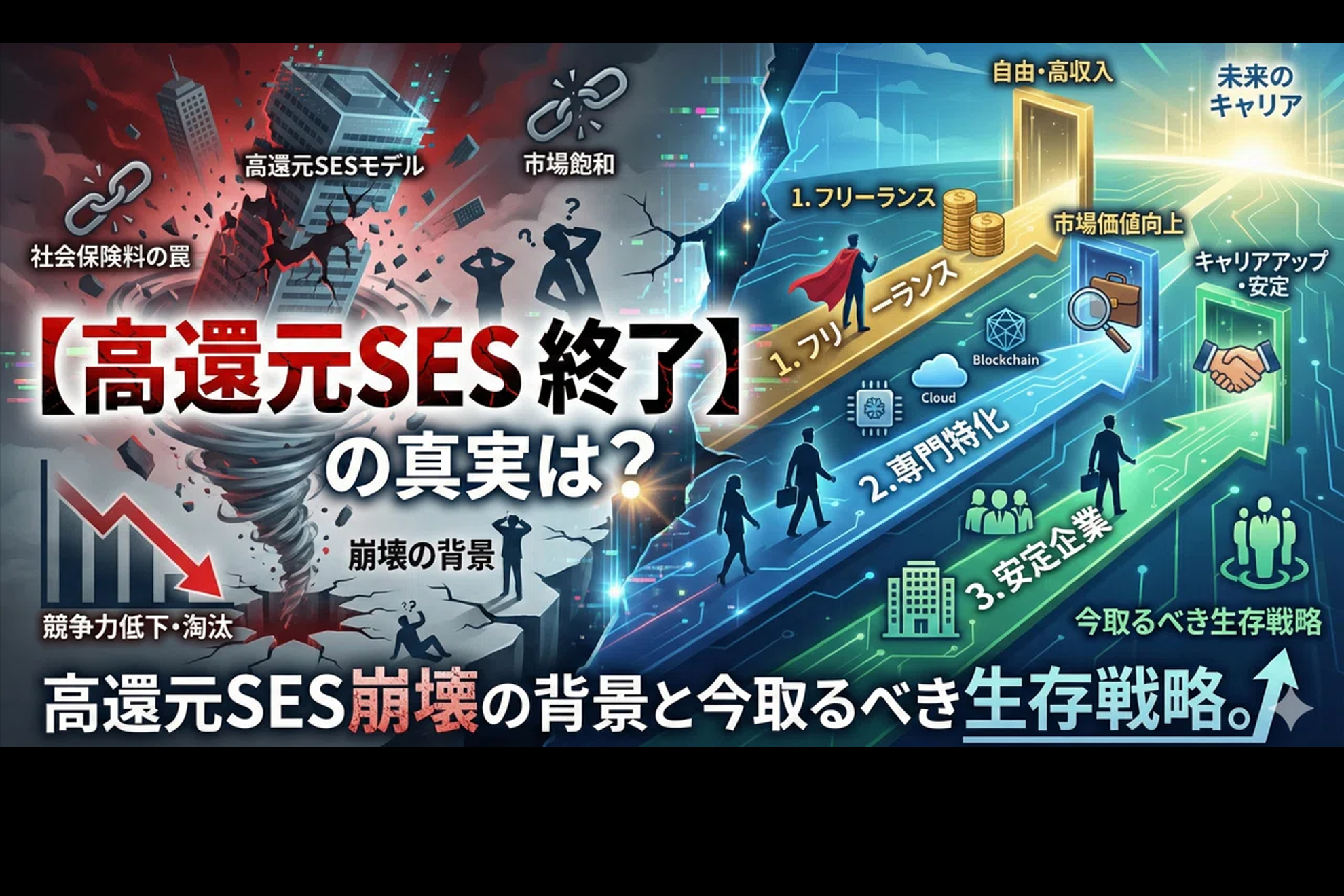 【高還元SES終了】の真実は？高還元SES崩壊の背景と今取るべき生存戦略。