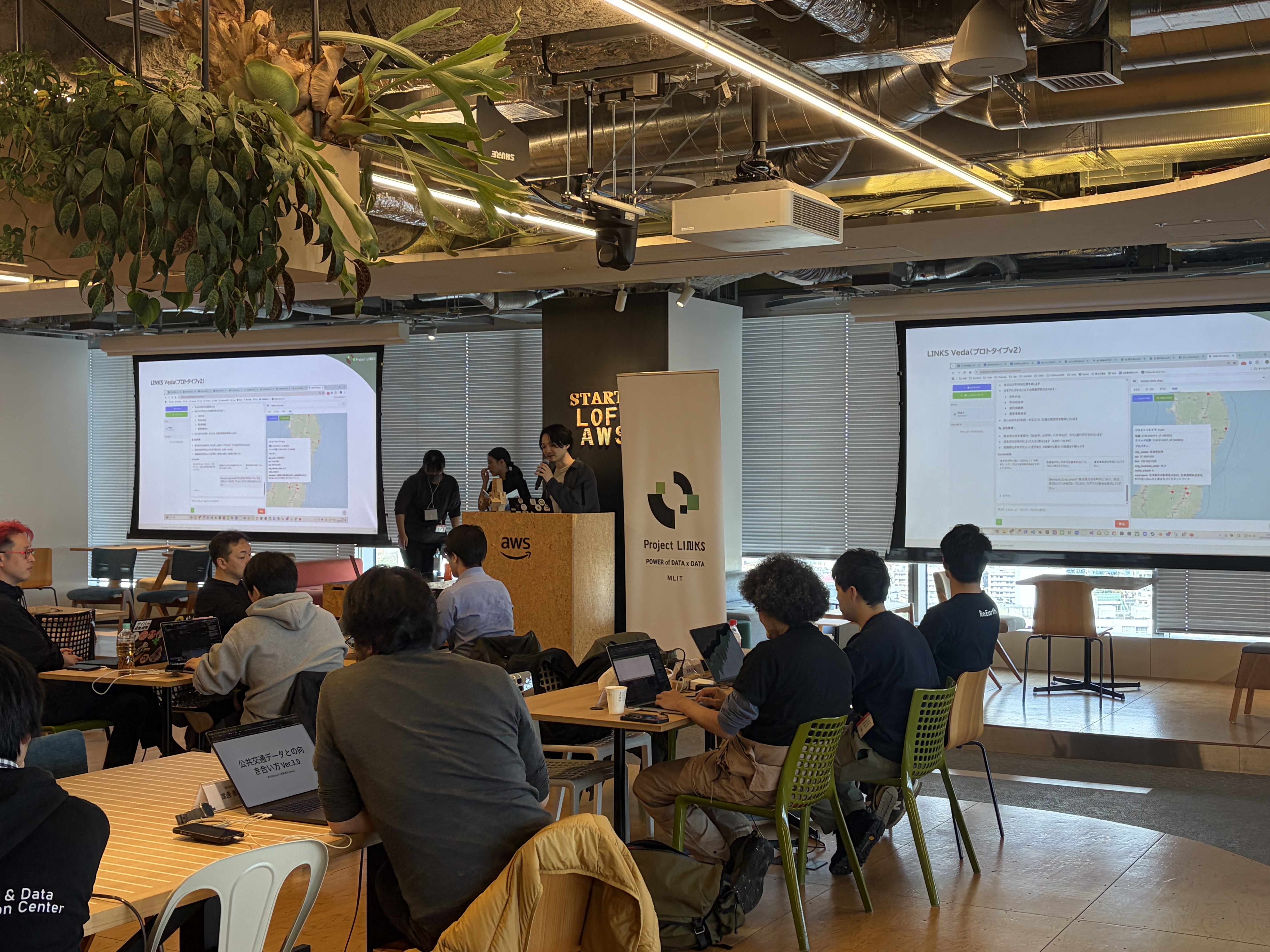 LINKSハッカソン開催中！Vedaで面白いアイデアがどんどん生まれてます