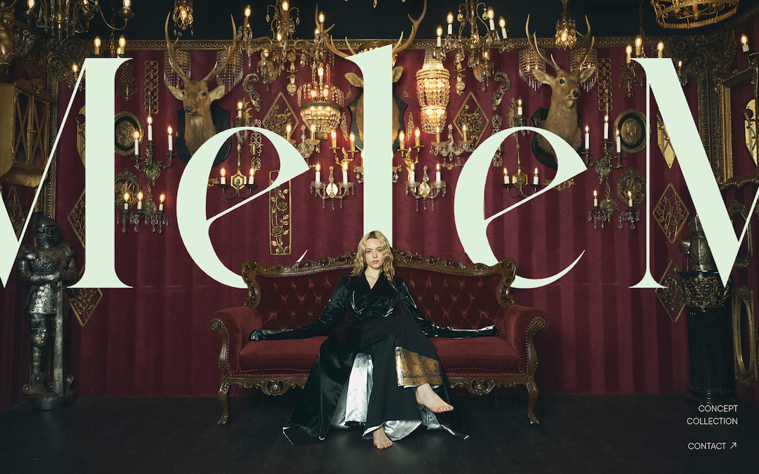 MeleM公式サイト制作 (個人制作)