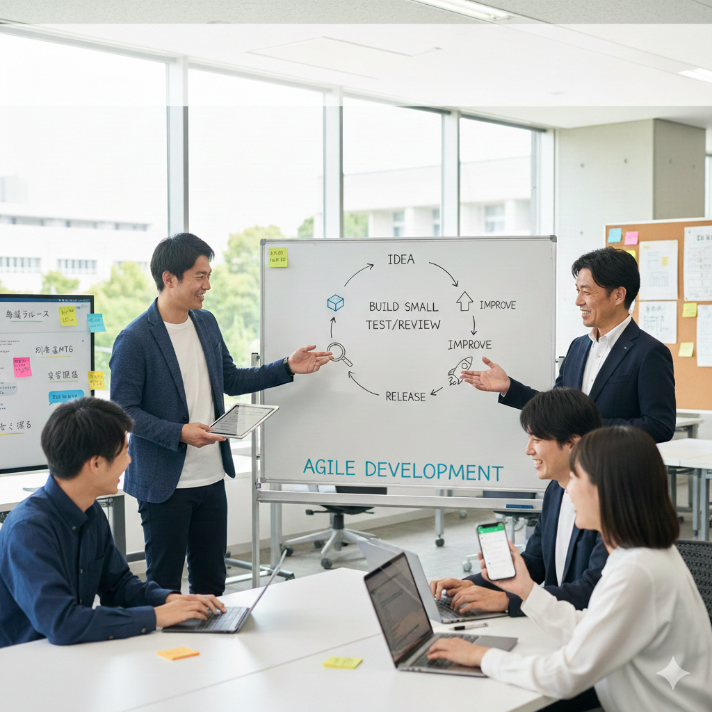 「現場と一緒に育てる」アジャイル開発