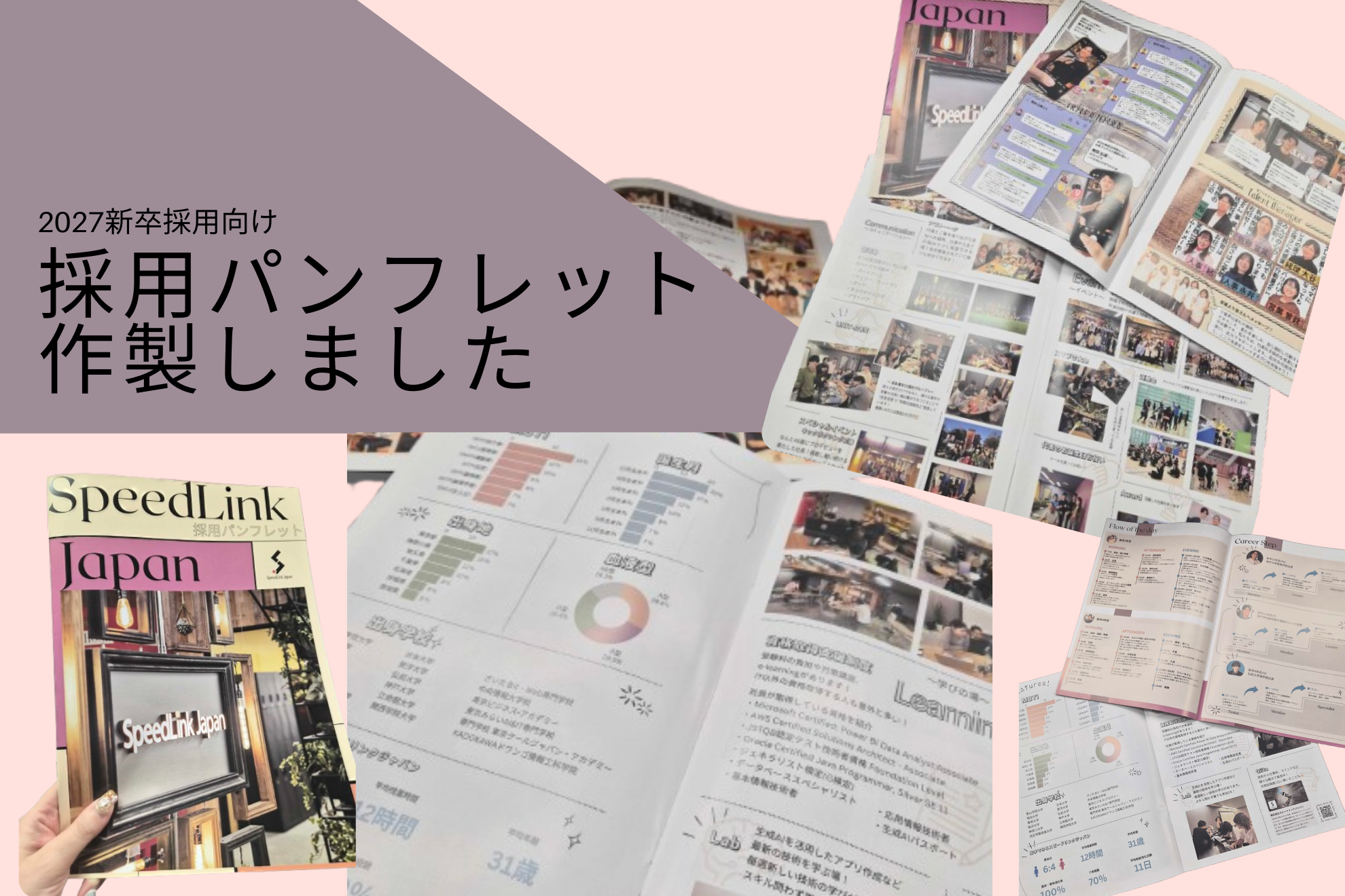 【新卒採用】27卒向け採用パンフレット作製しました✨