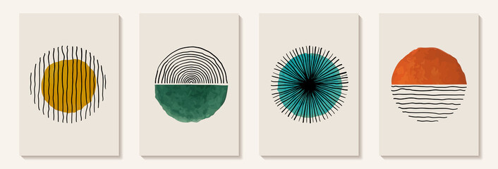 **四季 × 油彩重層技法──