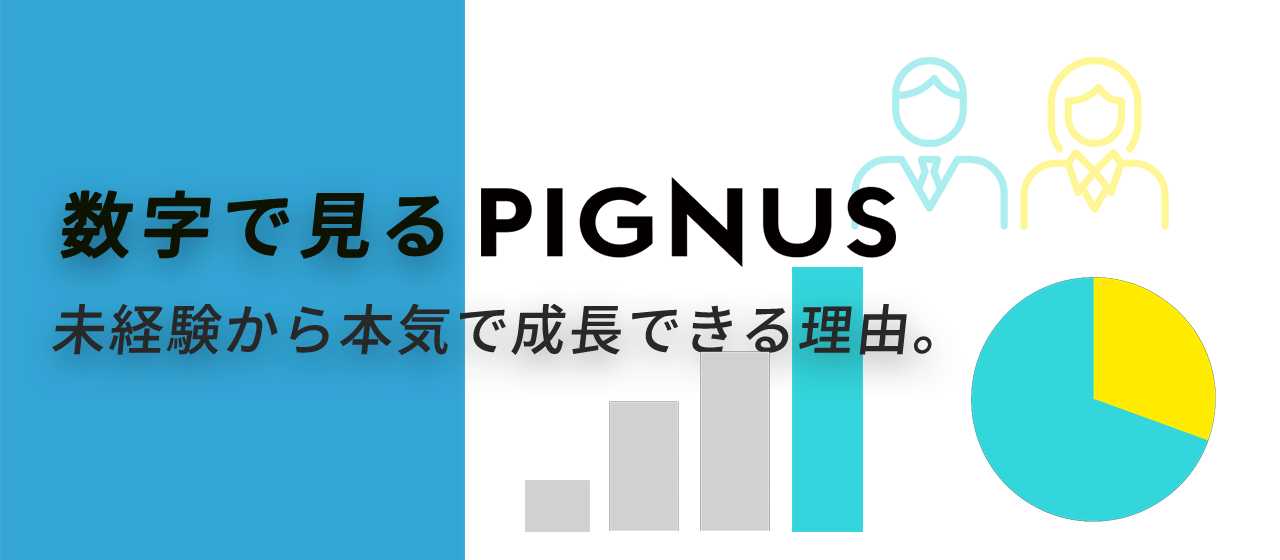 【数字で見るPIGNUS】未経験から“本気で成長できる”理由を公開します