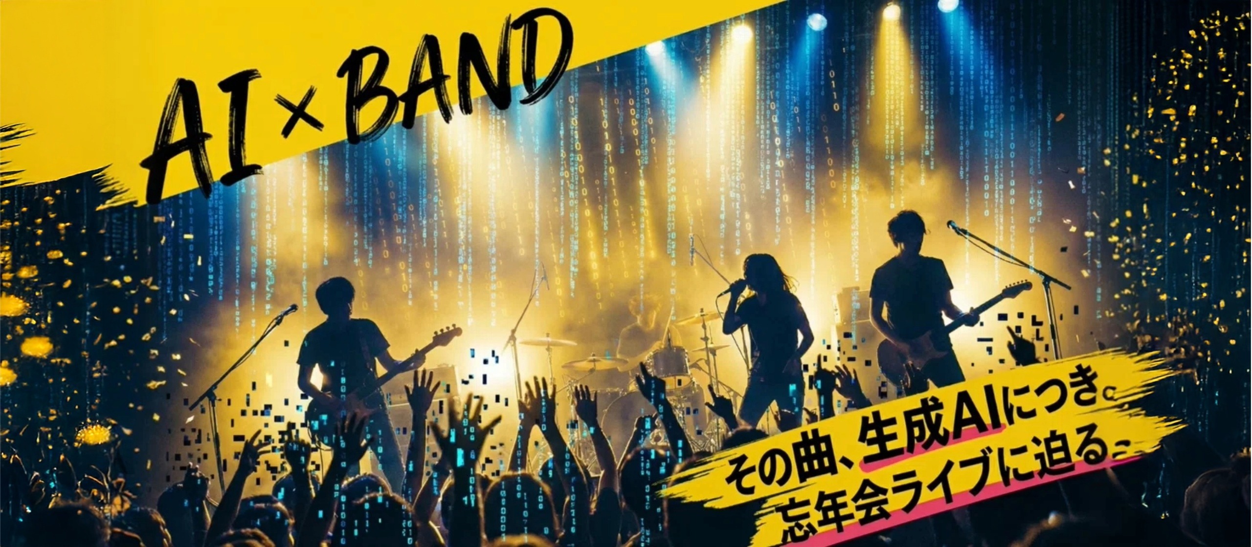 AIと人間のコラボで生まれたバンド曲、忘年会で披露してみた！