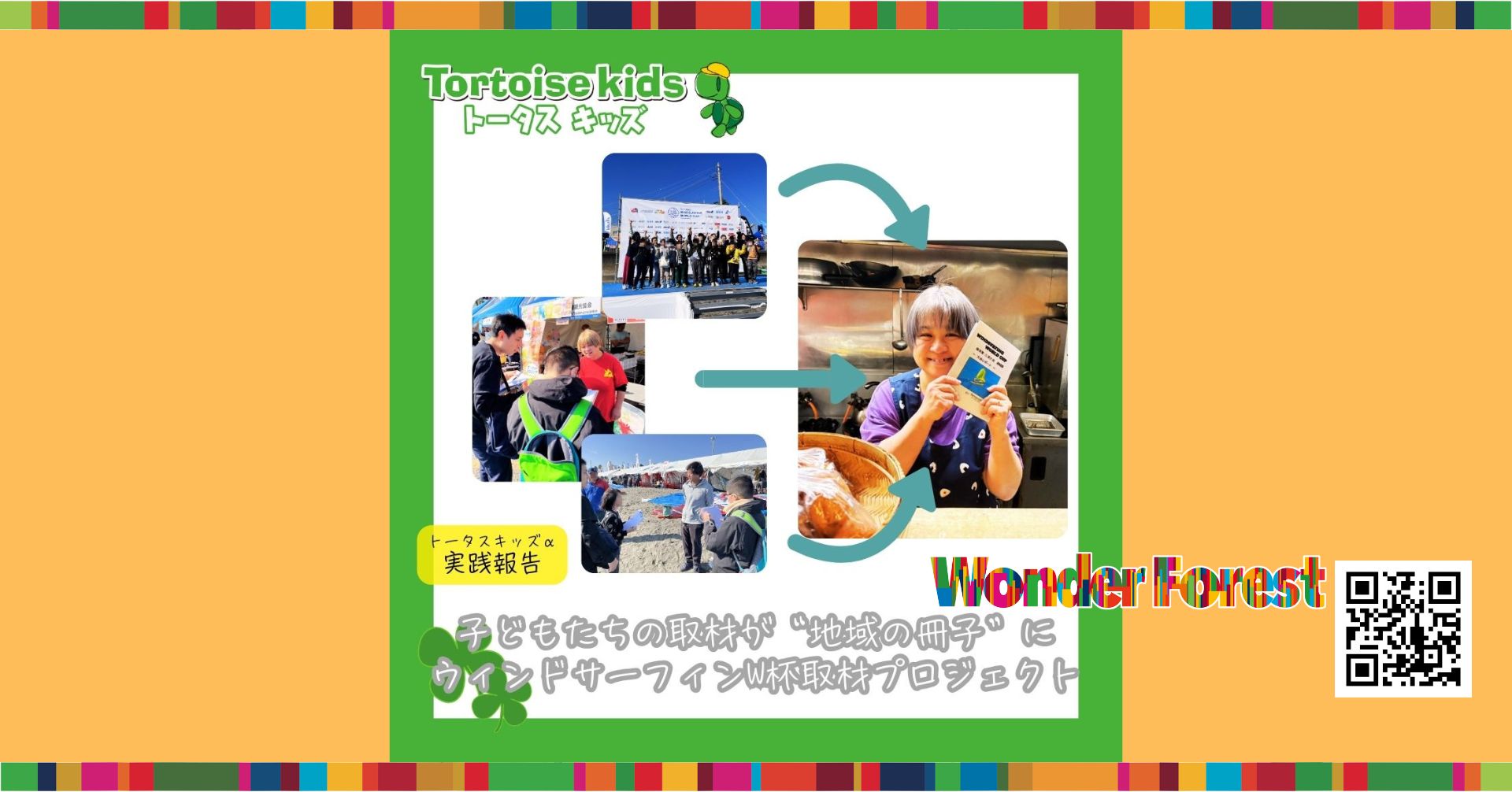 子どもたちの取材が“地域の冊子”に──トータスキッズαが挑戦したウィンドサーフィンW杯取材プロジェクト