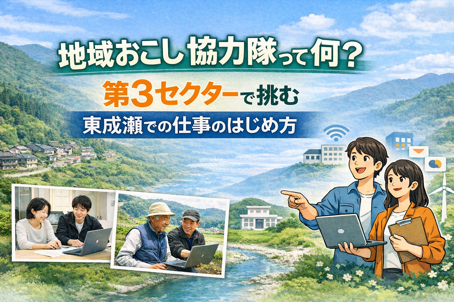 地域おこし協力隊とは？第3セクターで挑む東成瀬の仕事