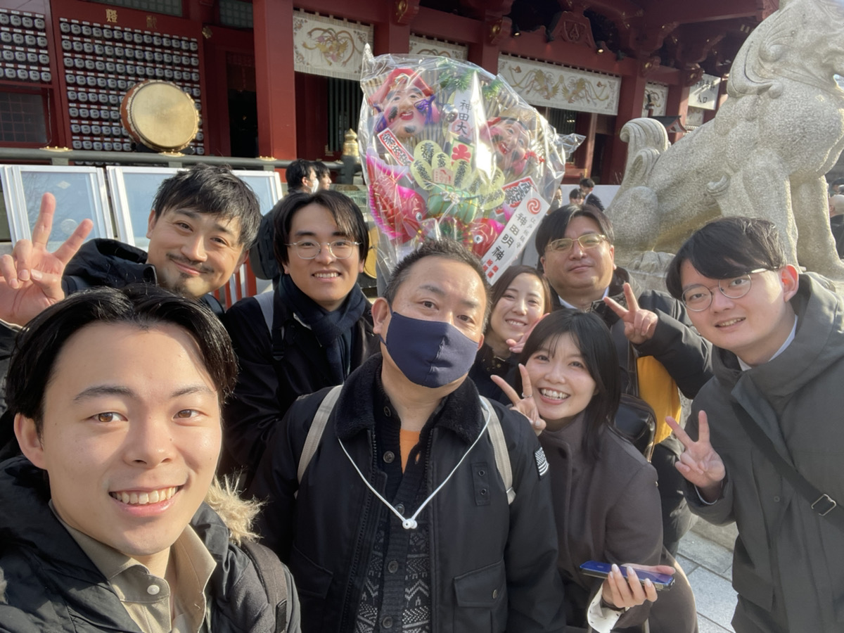 【2026年スタート】神田明神で初詣。お客様の幸せ、社員の自己実現、そして社会への貢献「トリプルウィン」の実現を願って