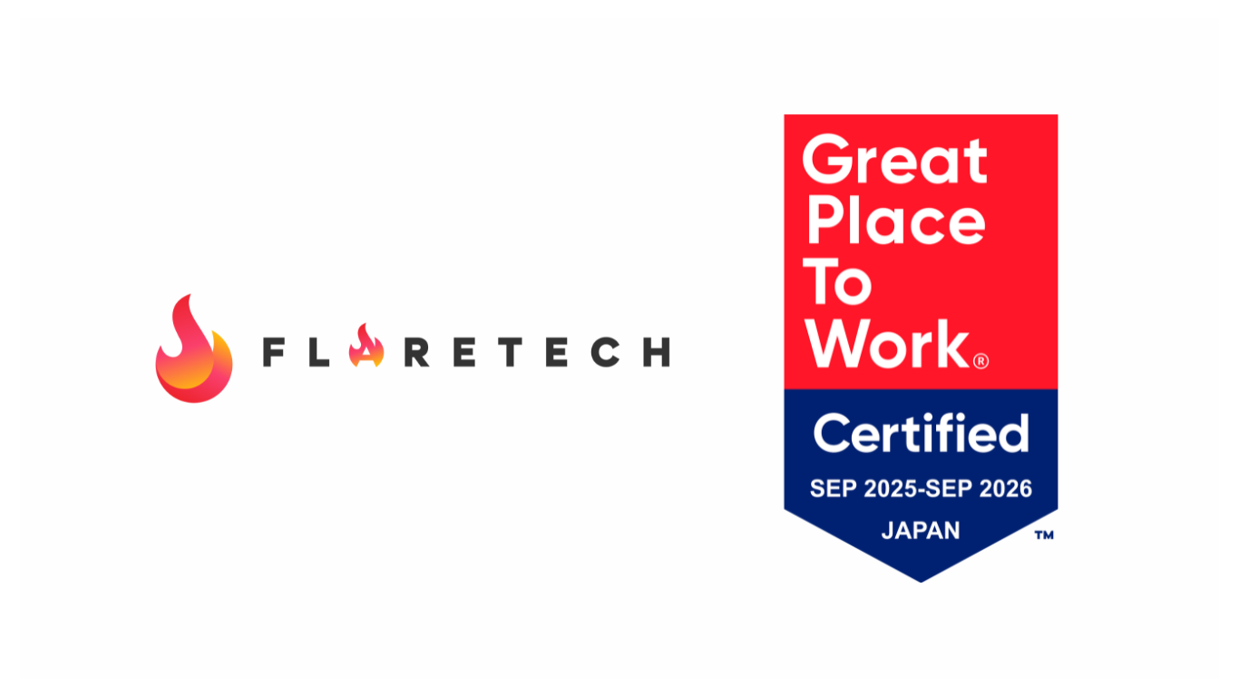 FLARETECH（旧：Marvel）が、「働きがいのある会社（GPTW）」認定されました