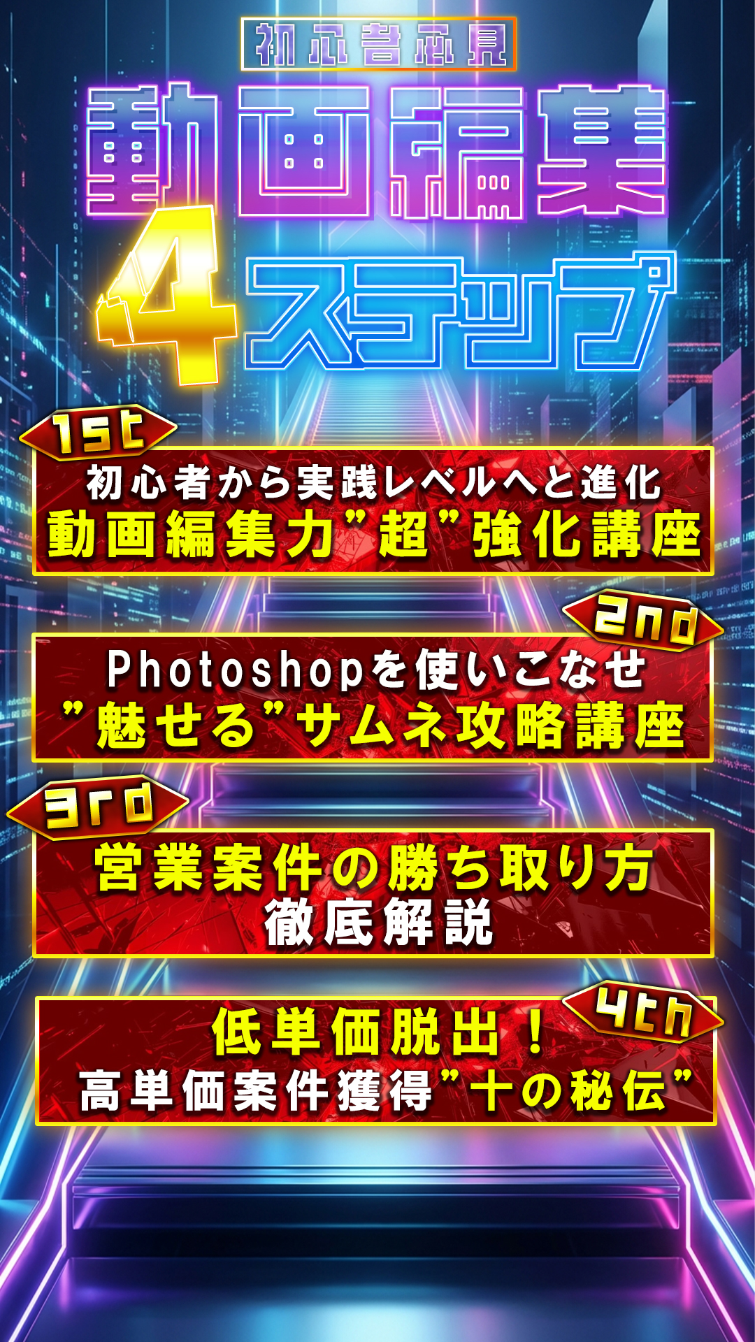 【宣伝用】オリジナルサムネイル制作