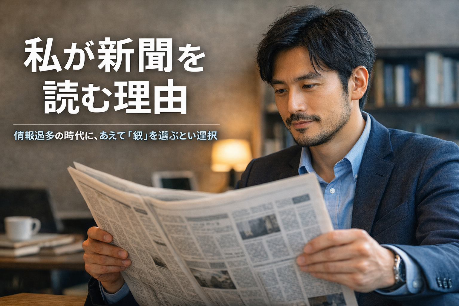 私が新聞を読む理由〜情報過多の時代に、あえて「紙」を選ぶという選択〜