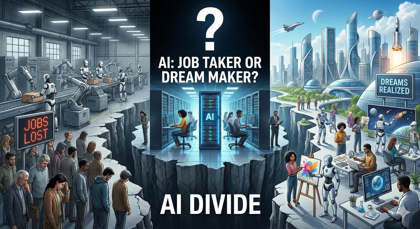 AIは「仕事」を奪うのか、それとも「夢」を叶えるのか？