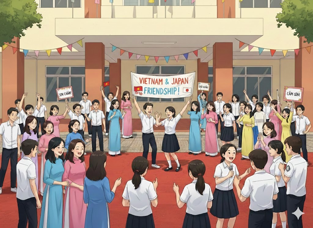 だから、私は日本の学生をベトナムへ連れて行きたい。