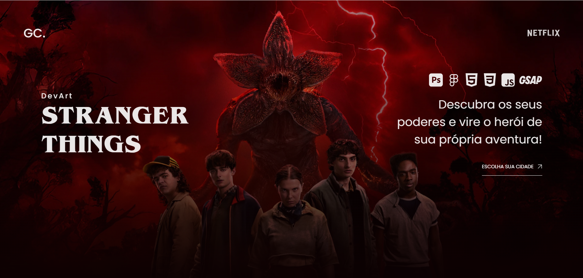 Stranger Things をテーマにしたフロントエンド学習プロジェクト