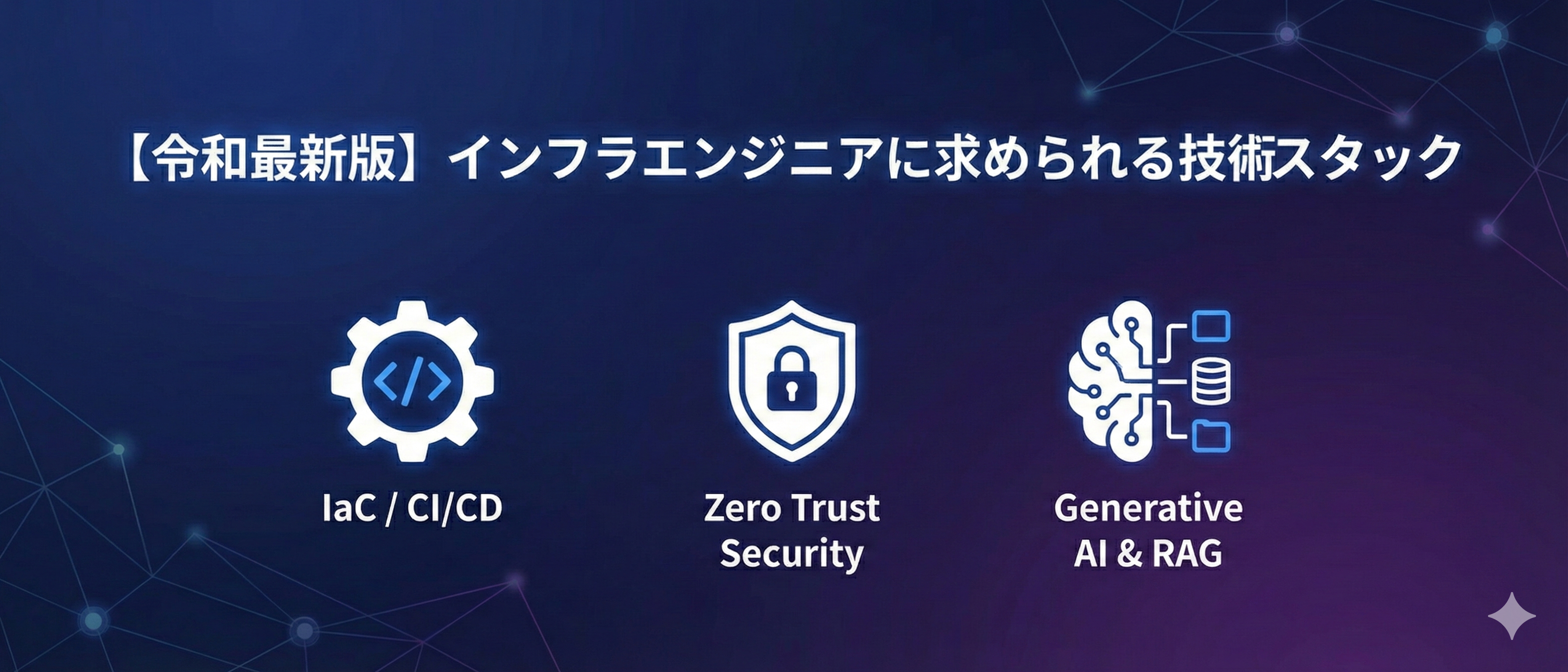 【令和最新版】インフラエンジニアに求められる技術スタック