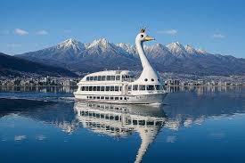 諏訪湖遊覧は楽しい