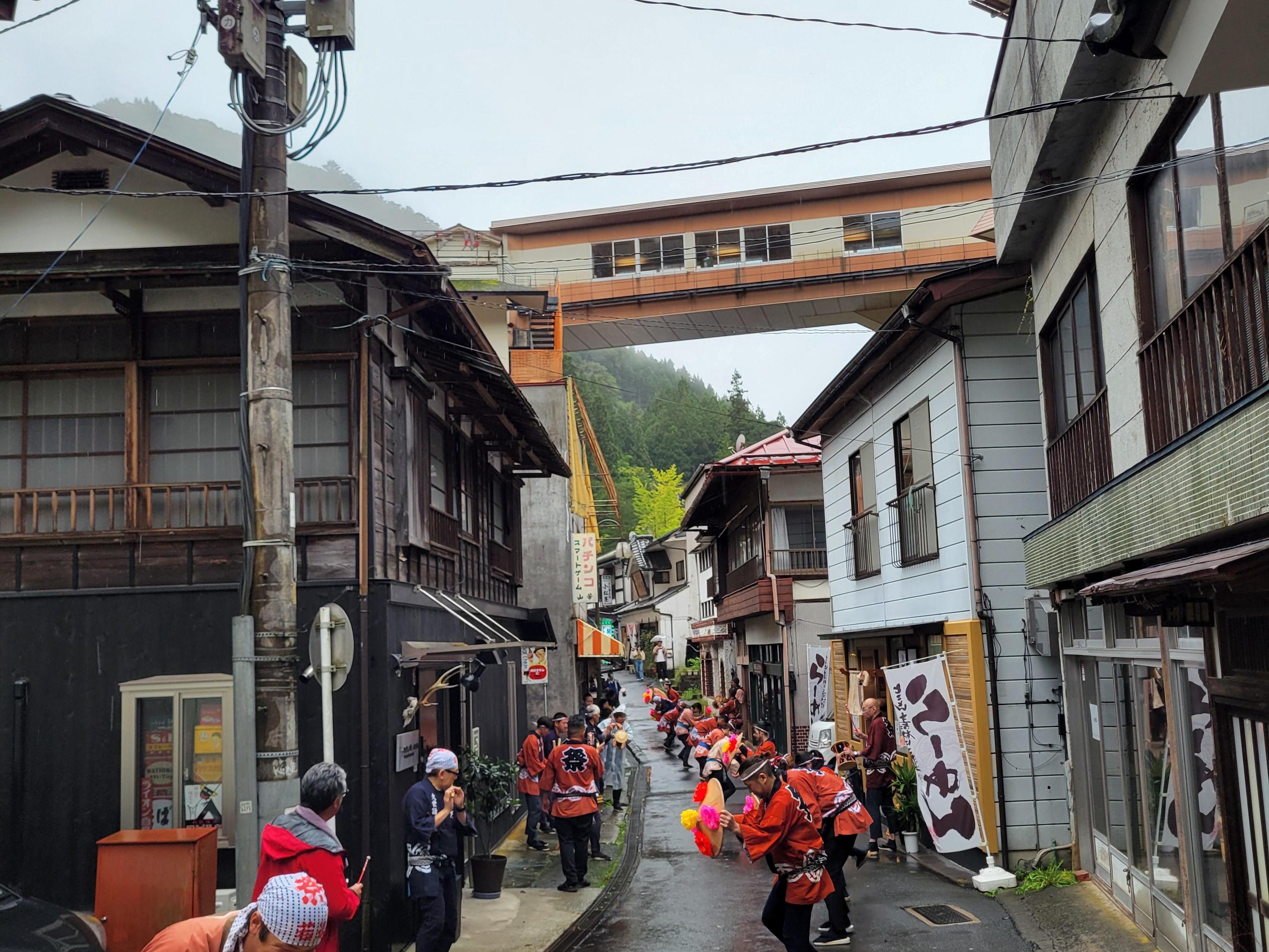 四万温泉の秋季大祭