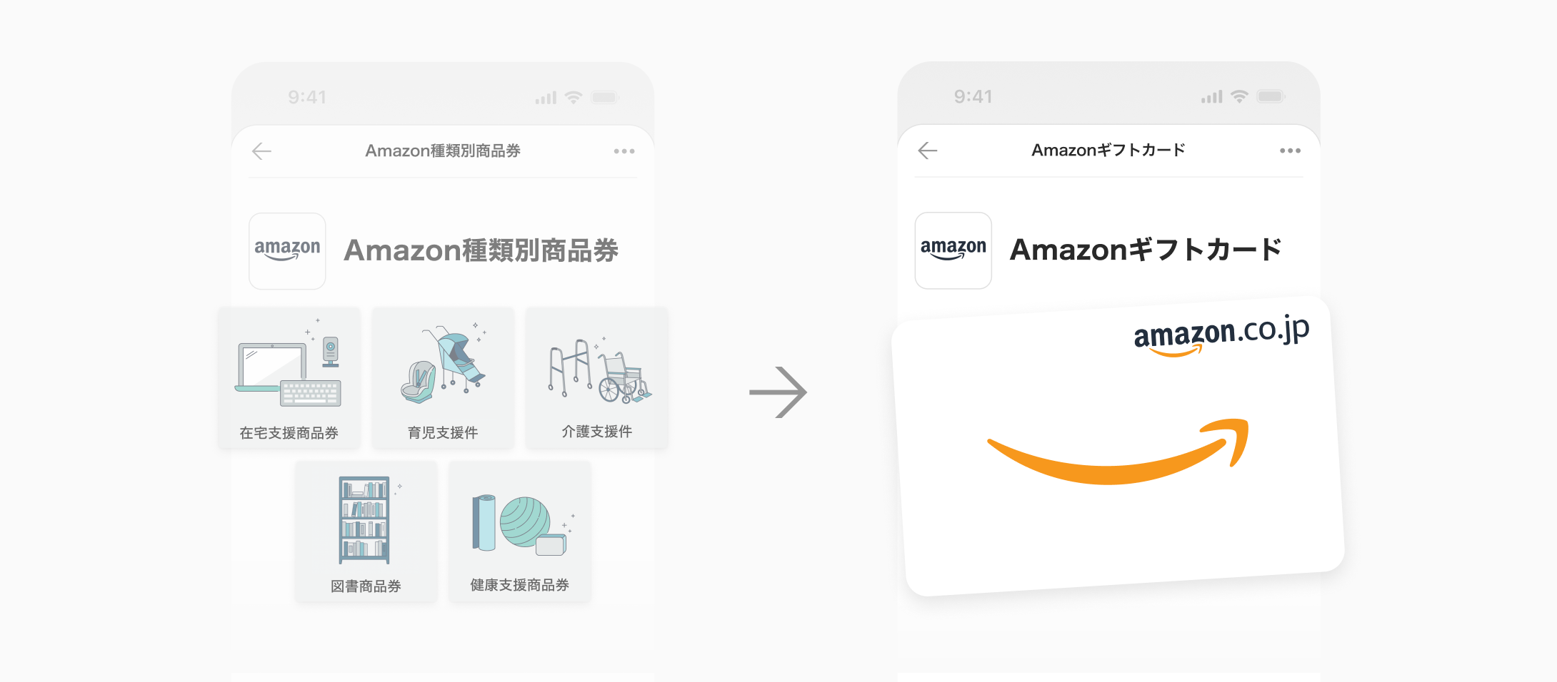 Amazon種類別商品券は提供を終了し、Amazonギフトカードに一本化されます