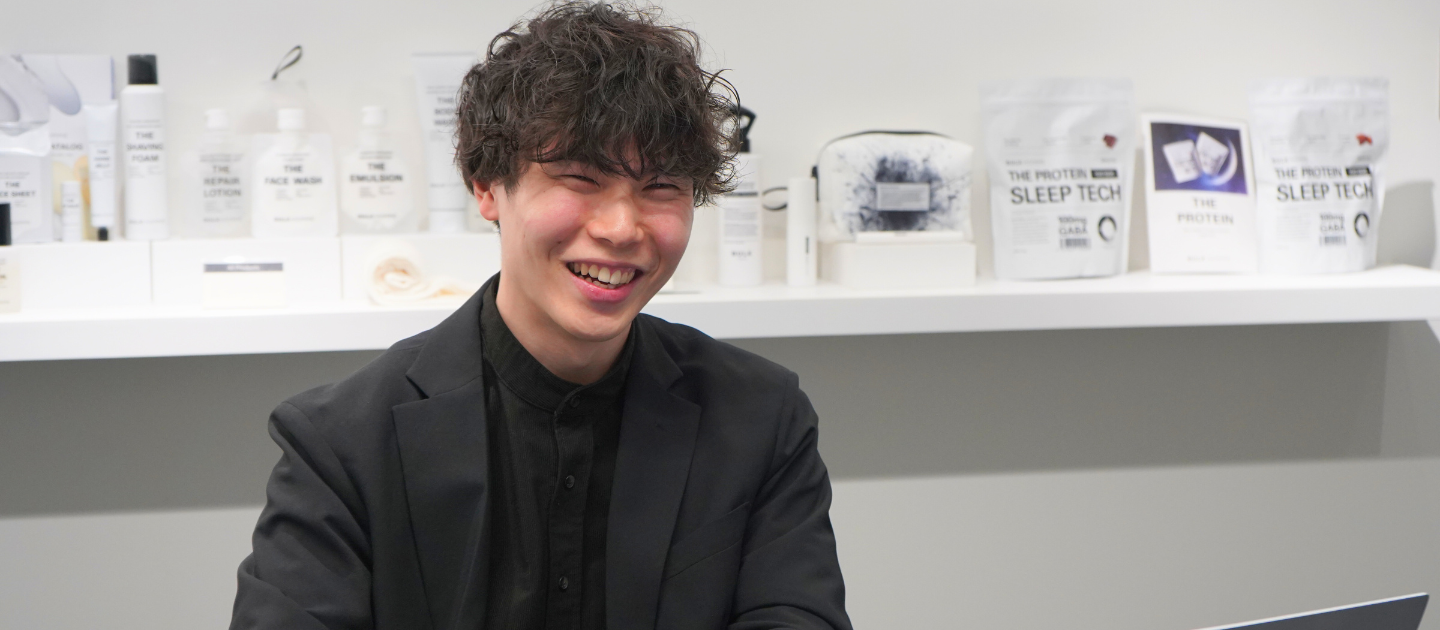 【職種理解】考える力が信頼と成長を育む。「BULK HOMME」の営業の仕事とは？