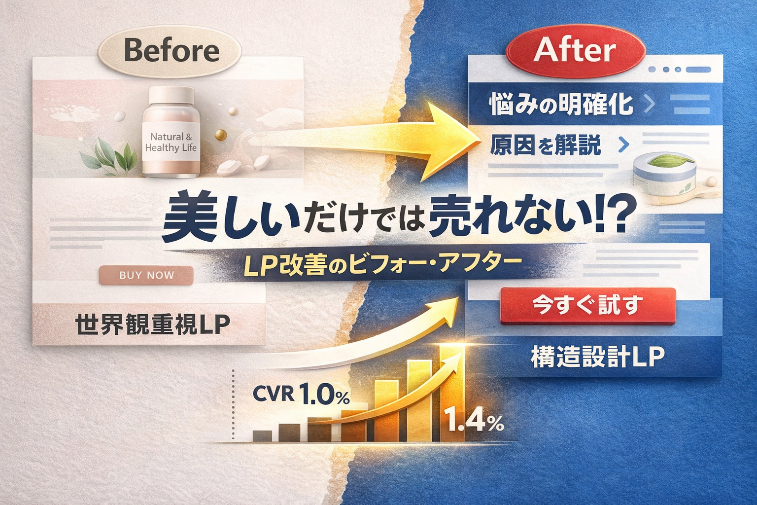 美しいLP。でも、なぜか売上が伸びない理由。