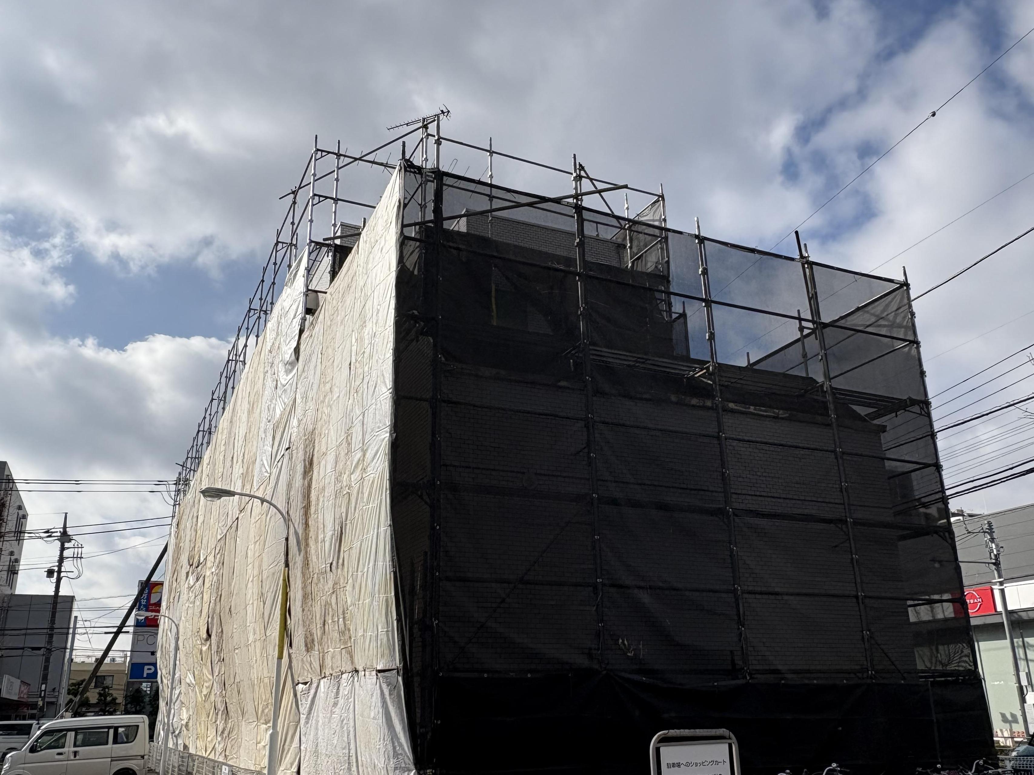 足場がたちました　Vol.2