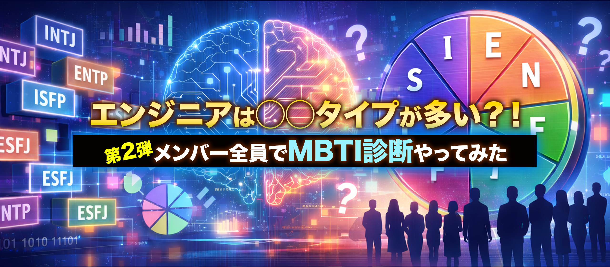エンジニアには〇〇タイプが多い!? メンバー全員でMBTI診断やってみた【第2弾】