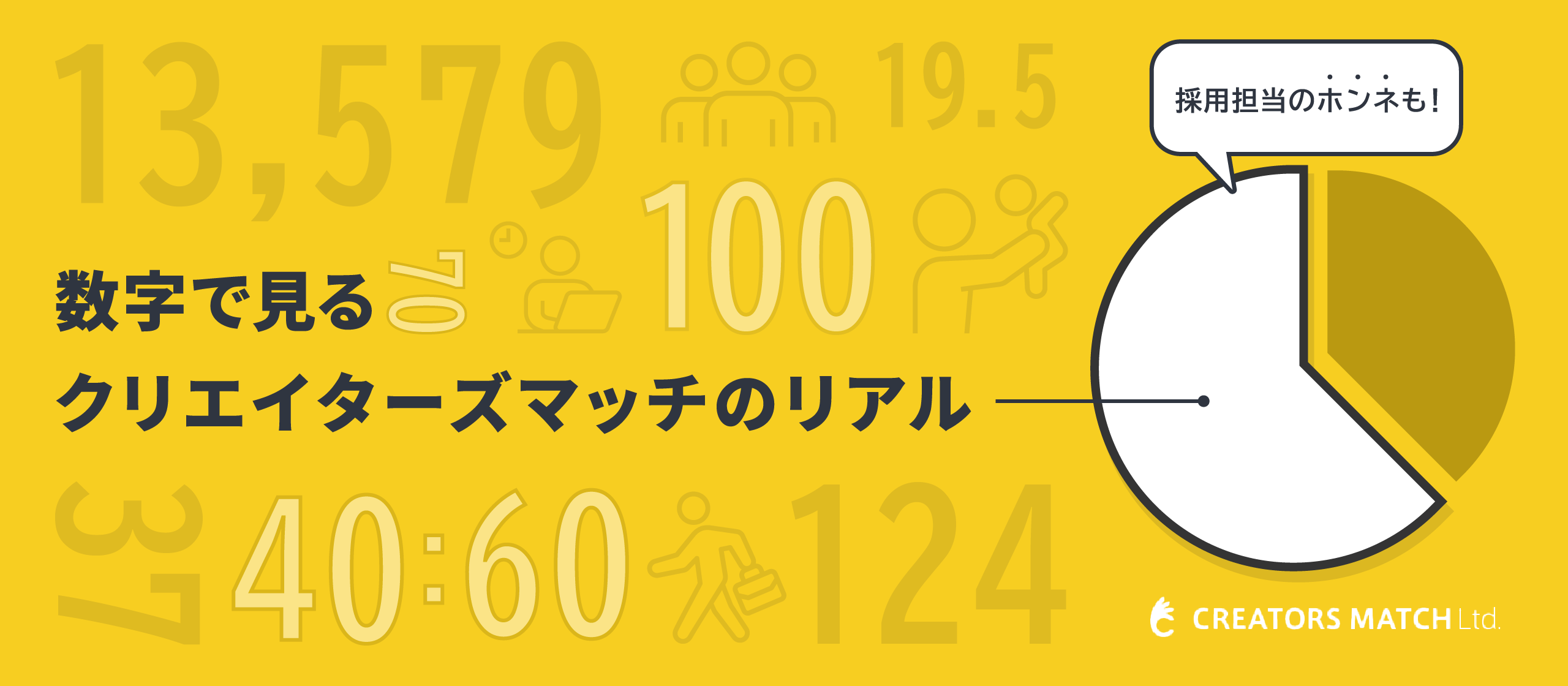 【数字で見る】クリエイターズマッチのリアル