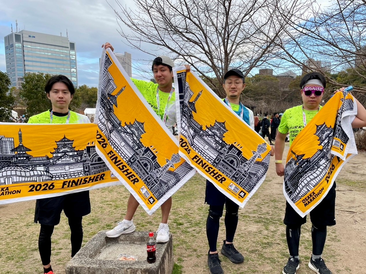 大阪マラソン２０２６　アプリズムメンバーが完走！