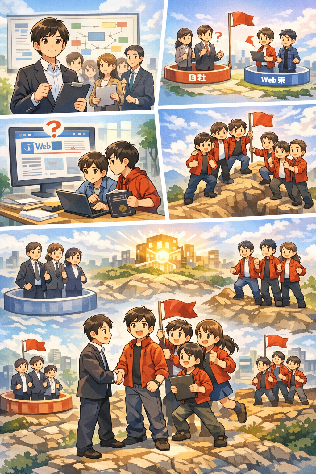 肝を握るのは指名された会社ではない。“動いたチーム”だ。