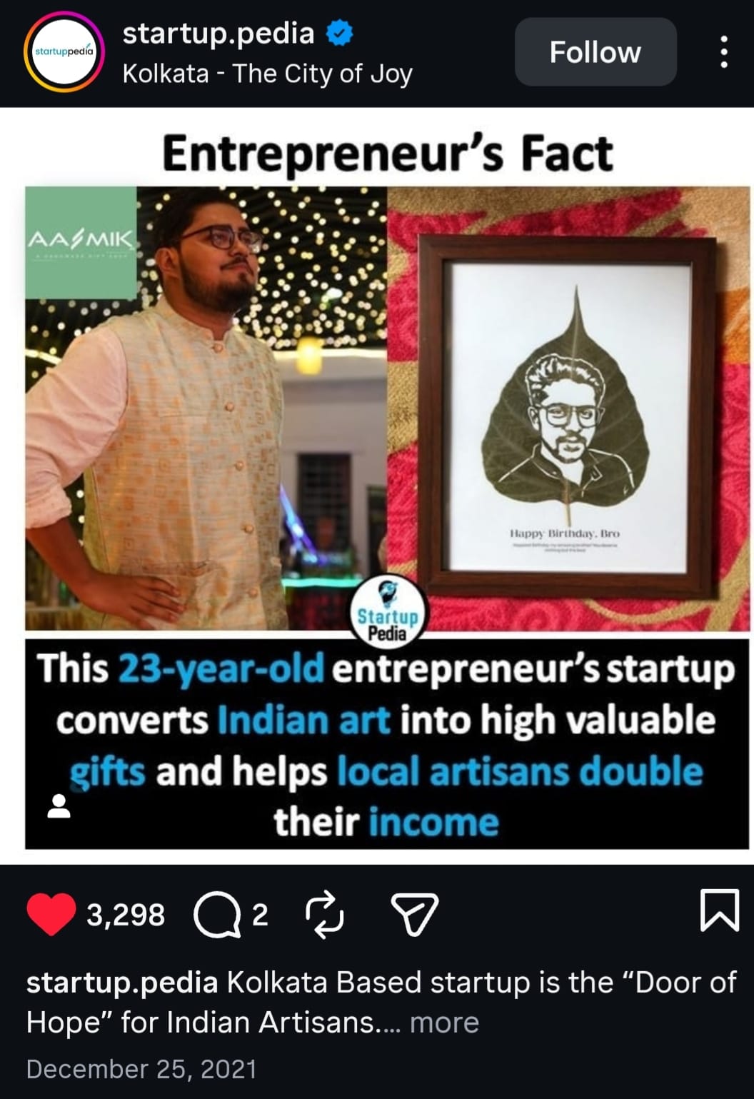 An Article about me when i was 23 years old.(私が23歳のときのことについての記事です。)