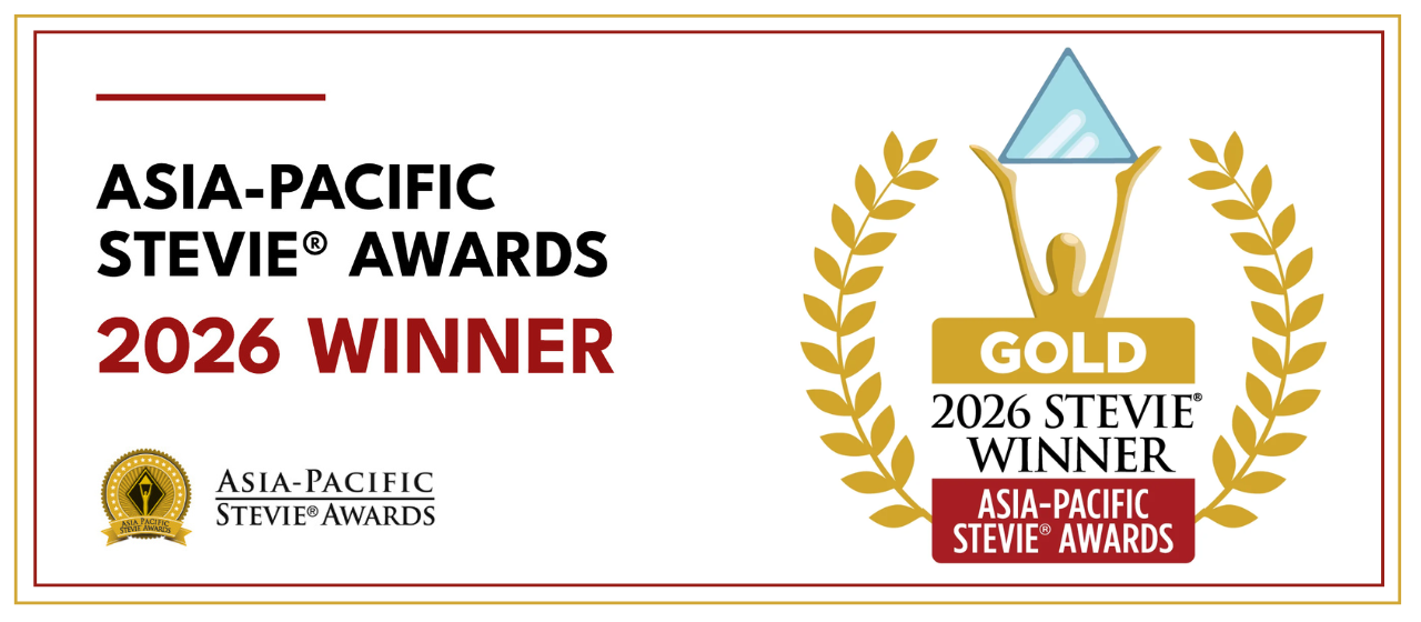 「2026 Asia-Pacific Stevie® Awards」にてGOLD STEVIE®賞を受賞しました！