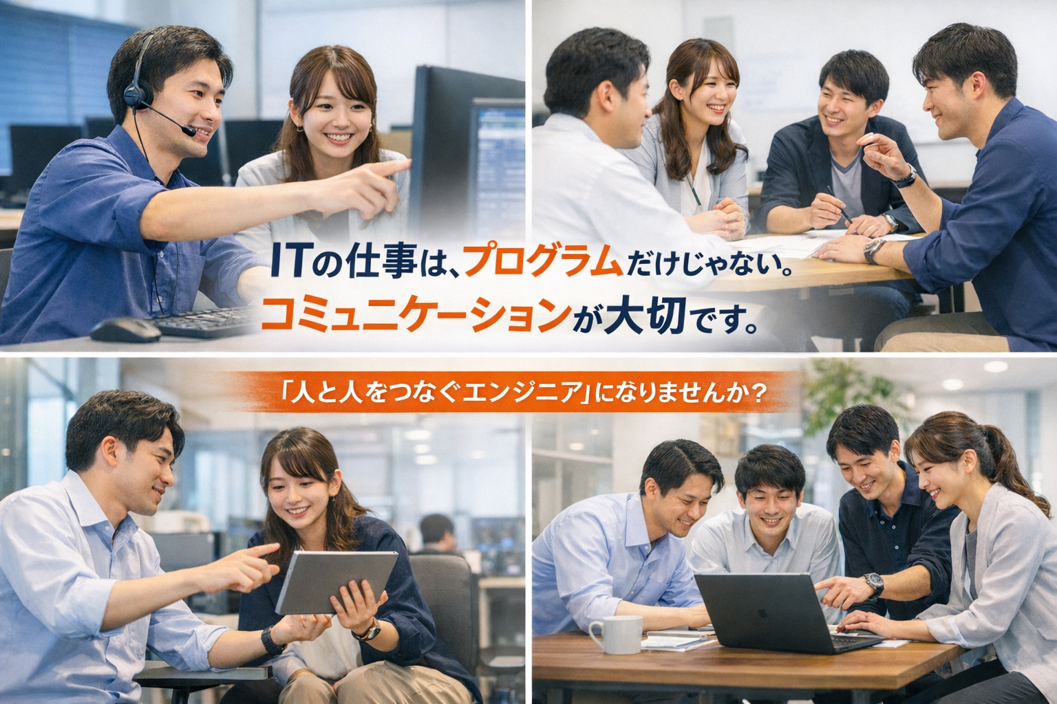 プログラムだけではない。コミュニケーションが重要